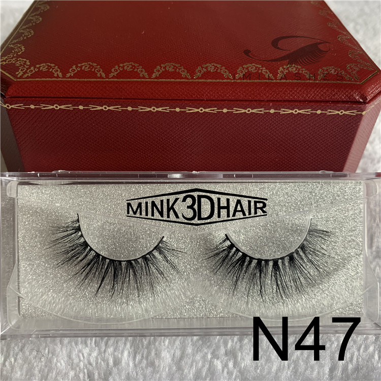 3D faux mink eyelash extensions factory wholesale mink fur eyelashes 